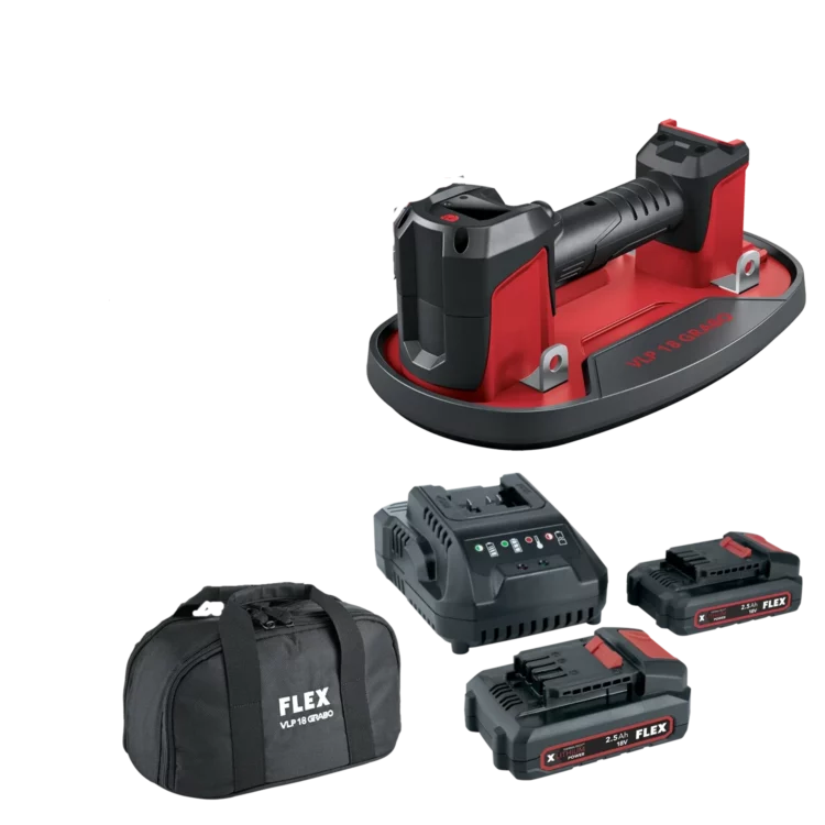 Flex VLP Vacuum Accu Zuignap 18V Super set P-22Q met Tas