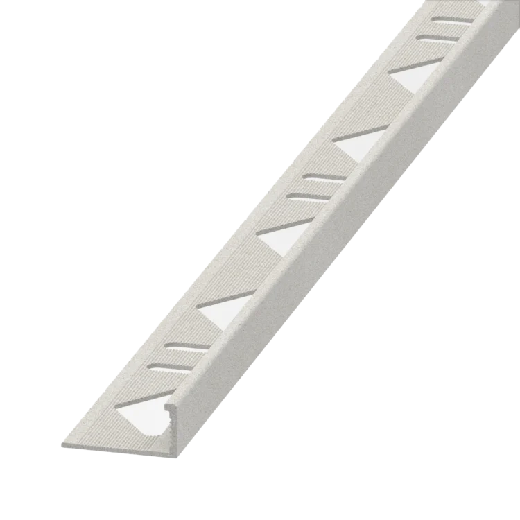 LK Pro Tegelprofiel recht Mat Stone Creme Wit Nr54 L Vorm Jolly Profiel Tegelstrip 6, 8, 10, 11mm 270cm