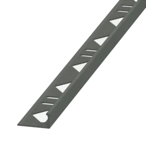 LK Pro Tegelprofiel recht Mat Stone Oud Grijs Nr53 L Vorm Jolly Profiel Tegelstrip 6, 8, 10, 11mm 270cm