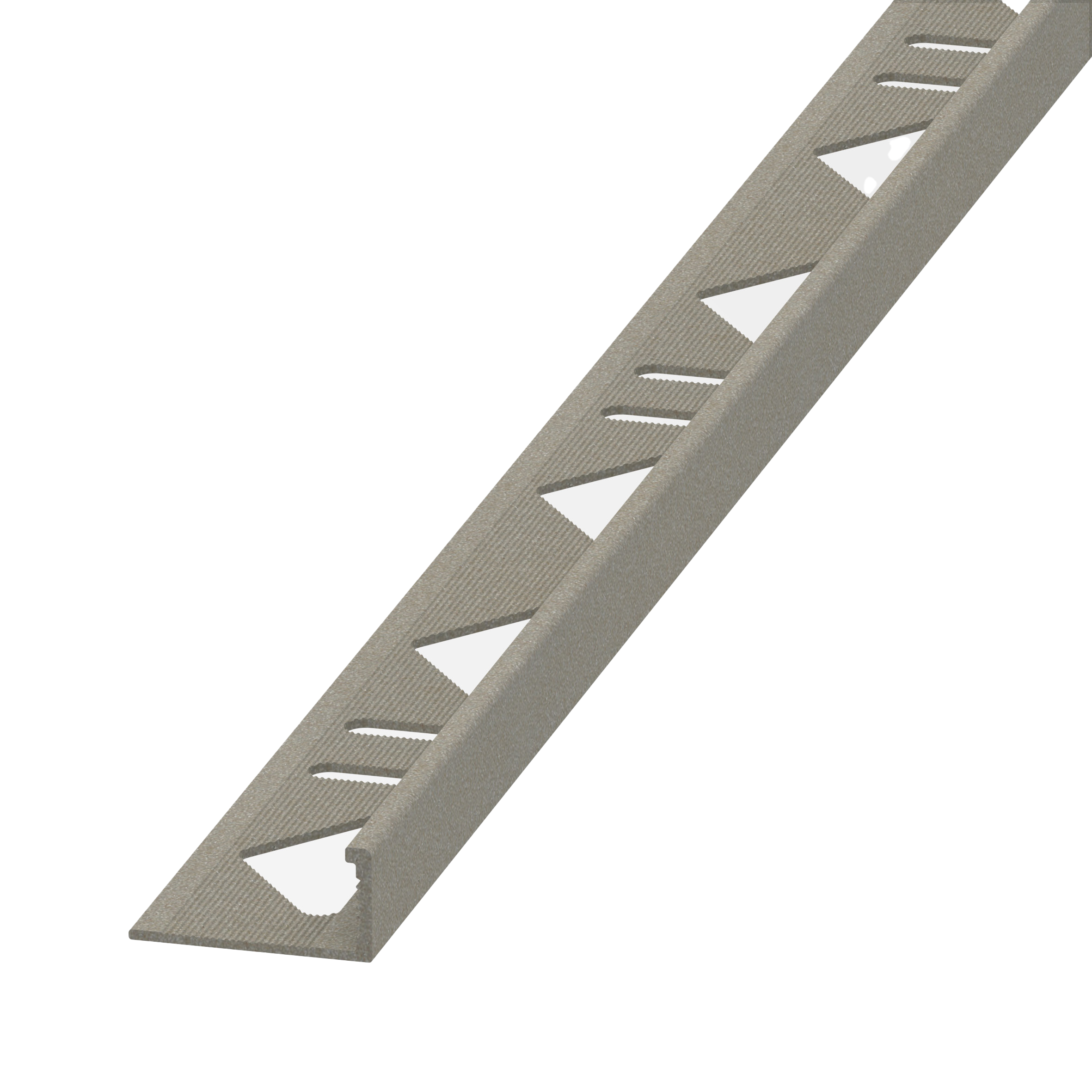 LK Pro Tegelprofiel recht Mat Zand Beige Nr58 L Vorm Jolly Profiel Tegelstrip 6, 8, 10, 11mm 270cm