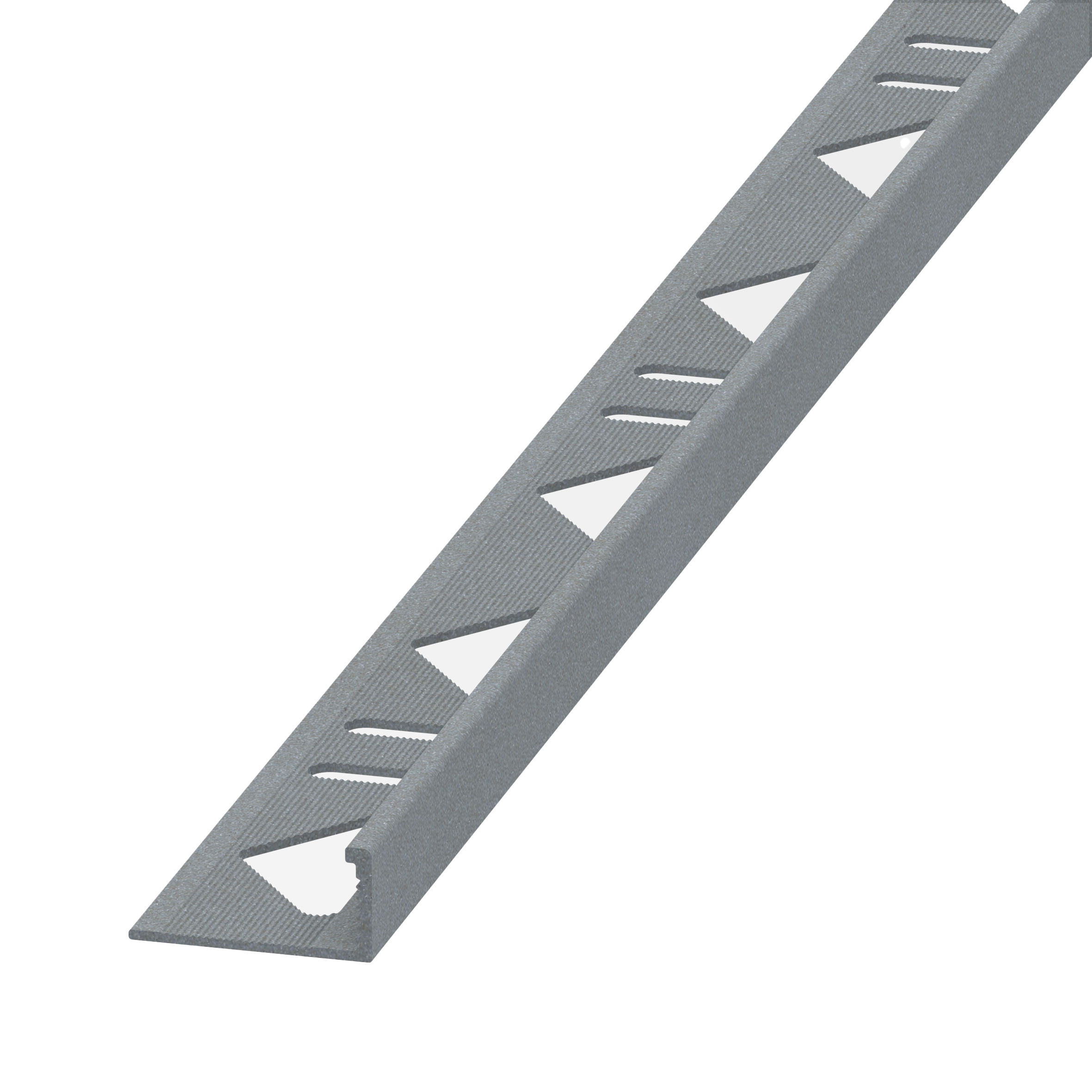 LK Pro Tegelprofiel recht Mat Zand Grijs Licht Nr57 L Vorm Jolly Profiel Tegelstrip 6, 8, 10, 11mm 270cm