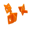 Multi Cross Tegelkruisjes 2 mm