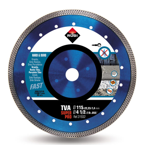 Rubi TVA Superpro Diamant Zaagblad 115 mm 31932