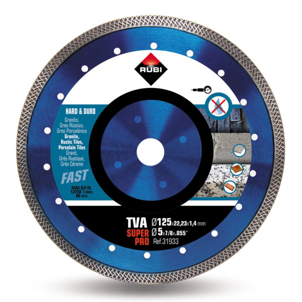 Rubi TVA Superpro Diamant Zaagblad 125 mm 31933