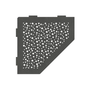 Tegel Planchet Vierkant Douche planchet nr.52 Mat Steen Graphit