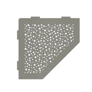 Tegel Planchet Vierkant Douche planchet nr.56 Mat Zand Grijs