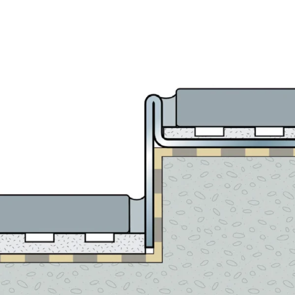 Tegelprofiel RVS Douche Afschotprofiel Links Voorbeeld