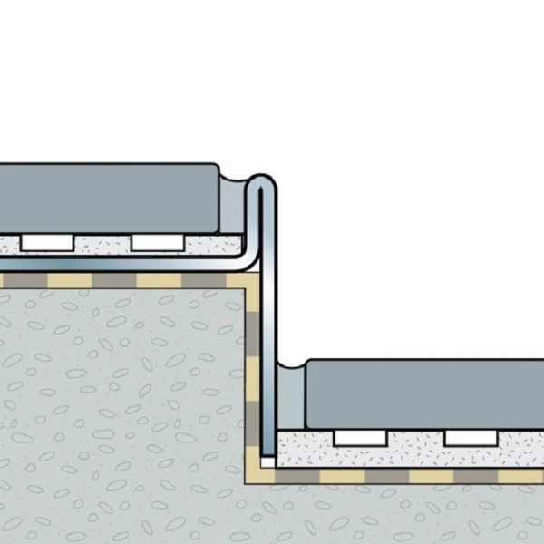 Tegelprofiel RVS Douche Afschotprofiel Rechts Voorbeeld