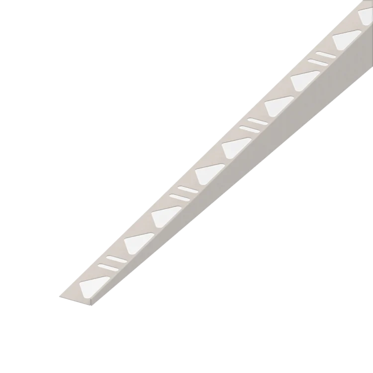 Tegelprofiel RVS Steen Beige Afschotprofiel Links 10mm 148cm