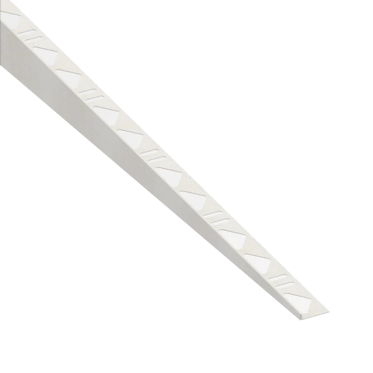 Tegelprofiel RVS Steen Creme Afschotprofiel Rechts 10mm 148cm