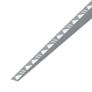 Tegelprofiel RVS Zand Grijs Light Afschotprofiel Links 10mm 148cm