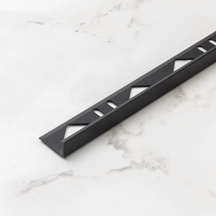 Tegelprofiel Recht Aluminium Zwart Gecoat LK Pro