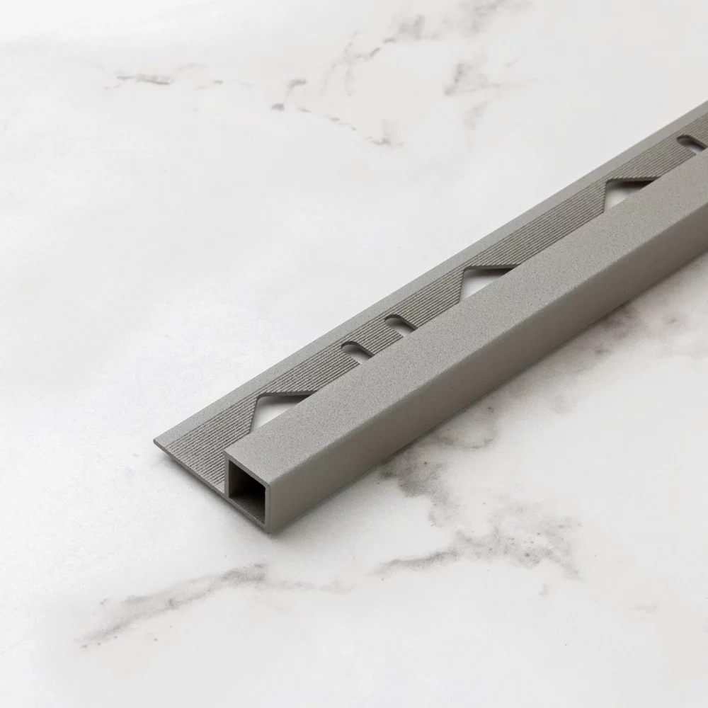 Tegelprofiel Aluminium Vierkant Mat Basalt
