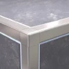Tegelprofiel Vierkant Tegelstrip RVS Jolly Profiel Inbouw met uitwendinge hoek